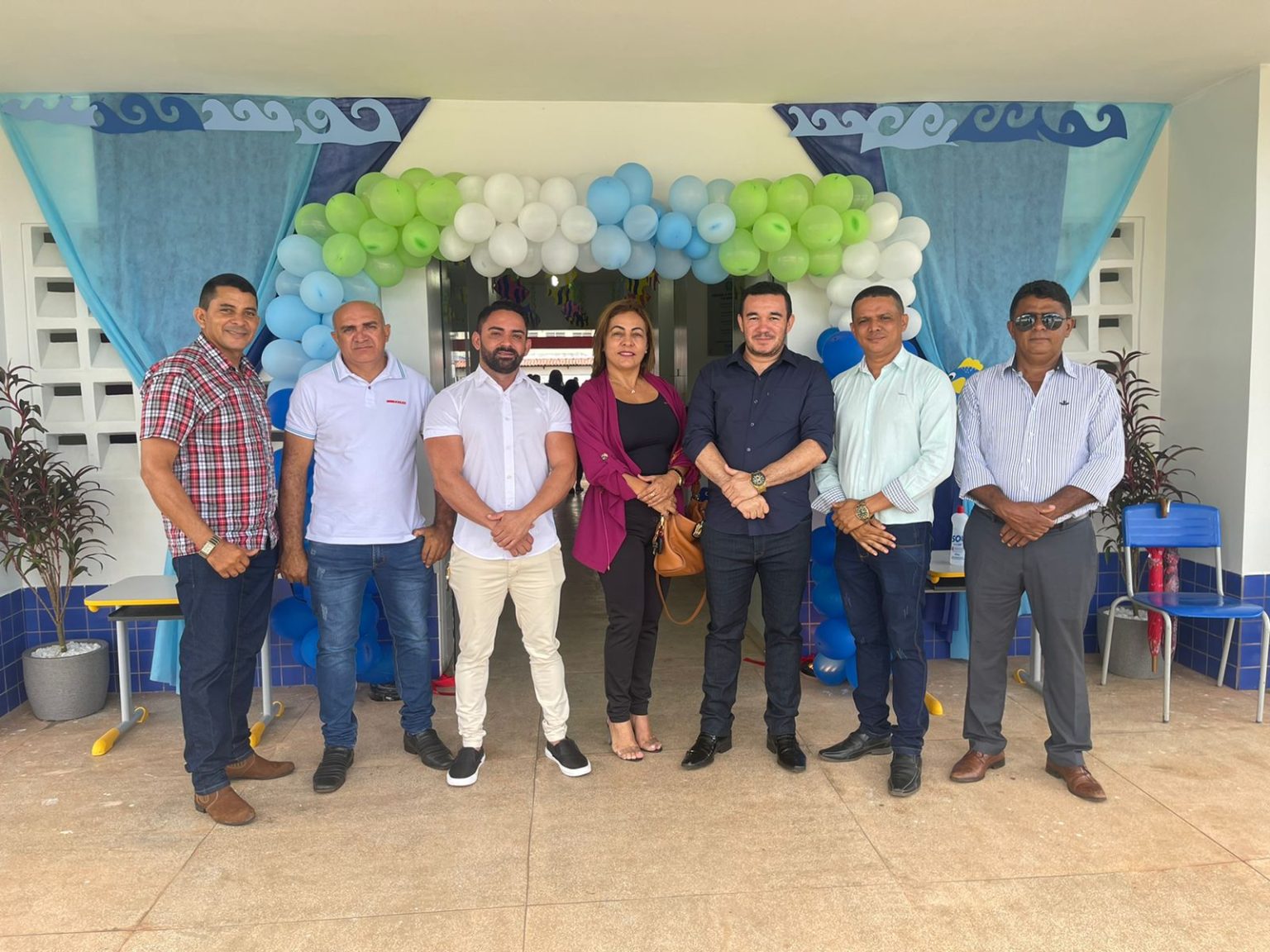 Realização da reinauguração da Creche e Pré-Escola Tia Bonfim