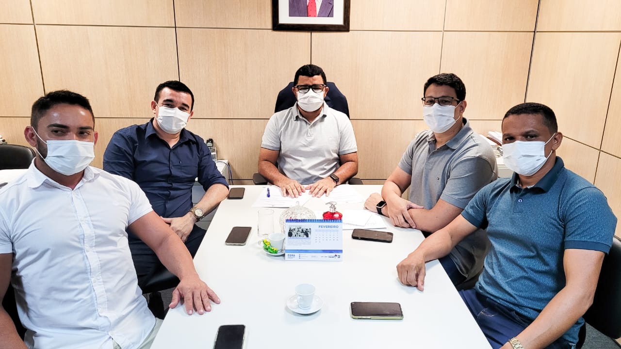 Reunião na SINFRA Tratando sobre as questão de nosso Município